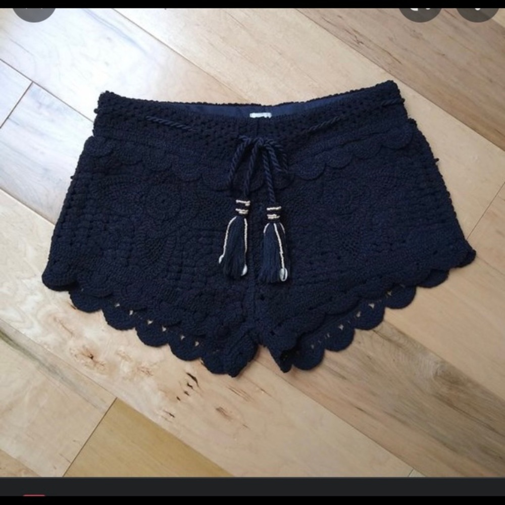 Crochet shorts